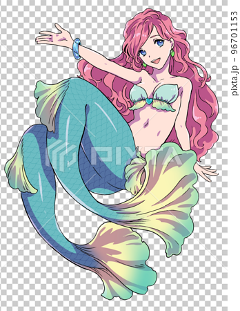 二股脚の人魚　歌姫セイレーン　ピンク髪 96701153