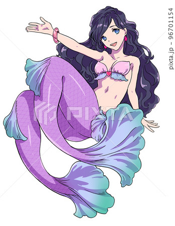 二股脚の人魚　歌姫セイレーン　黒髪 96701154