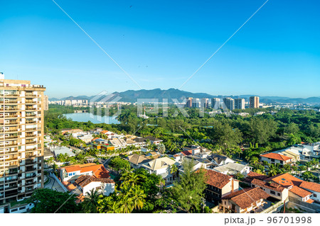 panorama of the city of Rio de Janeiro from a bird's eye view 96701998