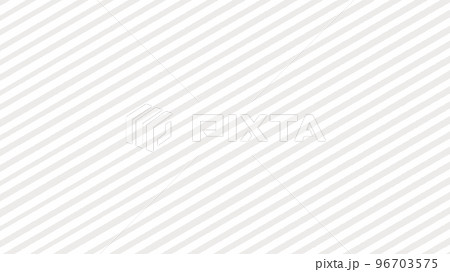 手描きの線で作った細い斜めストライプの背景 - シンプルな薄いグレーのテクスチャ - 16:9 96703575