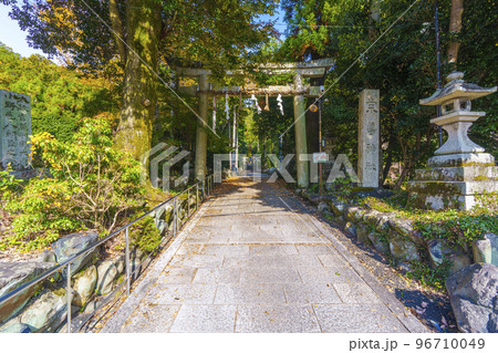 崇道神社　参道（京都市左京区上高野） 96710049