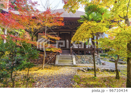 栖賢寺 紅葉が綺麗な庭 観音堂(京都市左京区上高野) 栖賢寺 紅葉が綺麗な庭 観音堂(京都市左京区上高野) 96710434