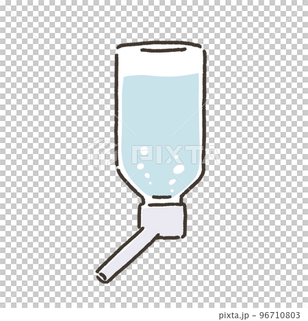 給水ボトルのイラスト 給水ボトルのイラスト 96710803