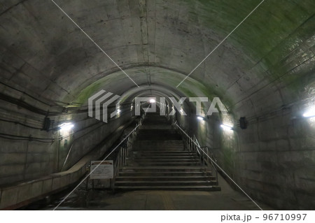 JR Doai station on Joetsu Line in Gunma, Japan. March 24, 2022 96710997
