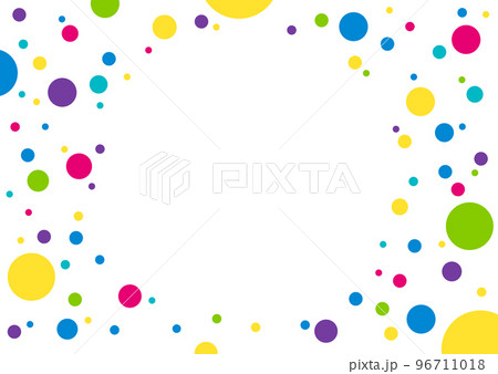水玉 幾何学 ドット パターンの背景素材 水玉 幾何学 ドット パターンの背景素材 96711018