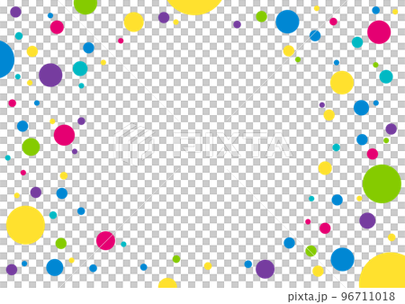 水玉 幾何学 ドット パターンの背景素材 水玉 幾何学 ドット パターンの背景素材 96711018