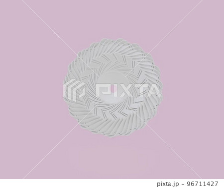 Paper flower. 3d rendering Background. stock illustration 96711427