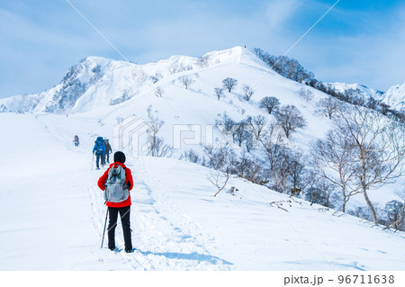 冬の遠見尾根トレッキング 冬の遠見尾根トレッキング 96711638