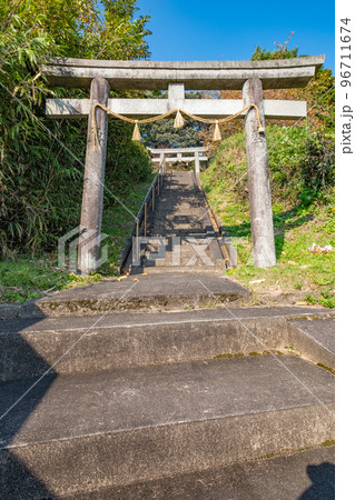 佐々布久神社　鳥居　島根県安来市広瀬町石原 96711674