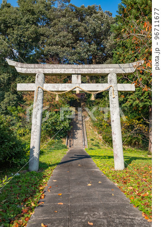 佐々布久神社　鳥居　島根県安来市広瀬町石原 96711677