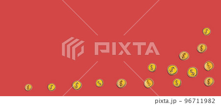 Dollar coin hand drawing - financial theme Dollar coin hand drawing - financial theme 96711982