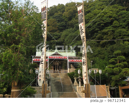 浦賀 東叶神社社殿 例大祭の日 96712341