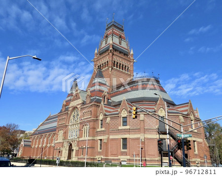 アメリカ　ボストン　ハーバード大学　サンダース劇場　全景 96712811