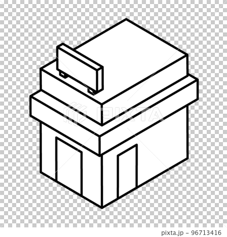 建築簡單圖 建築簡單圖 96713416