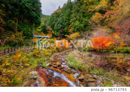 秋の深山峡(広島県山県郡安芸太田町加計) 96713793
