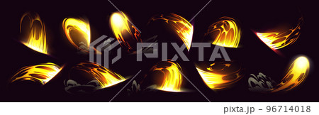 Set of sword attack, slash and cut effect Set of sword attack, slash and cut effect 96714018