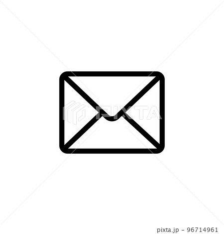 Letter. Message. Vector image. A simple icon. The envelope. Letter. Message. Vector image. A simple icon. The envelope. 96714961