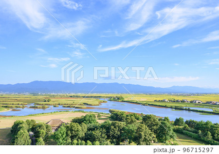 新潟 福島潟の風景 新潟 福島潟の風景 96715297