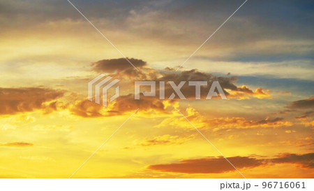 埼玉県川口市の夕焼け空の様々な風景 96716061