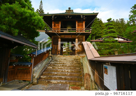 雲龍寺　鐘楼門　高山市 96716117