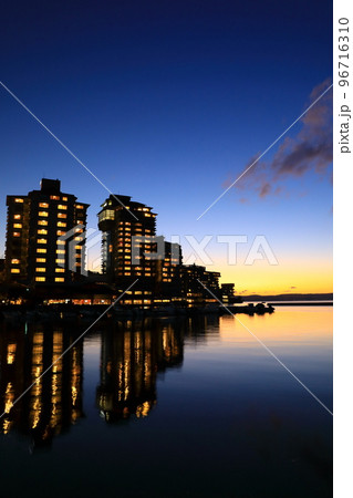 和倉温泉街 夕景 和倉温泉街 夕景 96716310