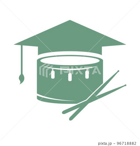 Drum flat design icon illustration Drum flat design icon illustration 96718882