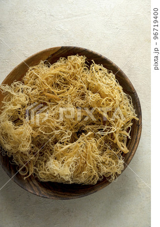 Golden dried Sea Moss, healthy food supplement rich in minerals and vitamins used for nutrition and health 96719400