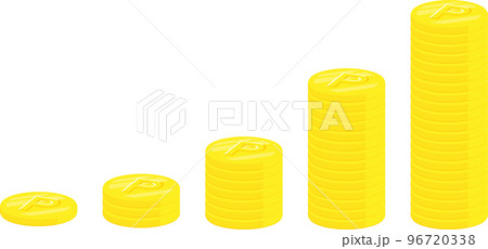 山積みのコインの素材 96720338