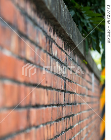 vintage brick wall in Tamsui, New Taipei City, Taiwan 96720773