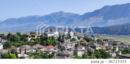 Panoramic view of Gjirokaster, Albania Panoramic view of Gjirokaster, Albania 96725335