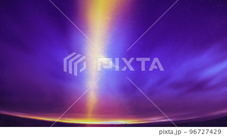 Morning Bright Dramatic Sunrise Sky In Pink Colours. Amazing Beautiful Sunset Sunrise View With Violet Sky. Very Peri. Bright Purple, Yellow Colors Of Sunrise Sky Background Morning Bright Dramatic Sunrise Sky In Pink Colours. Amazing Beautiful Sunset Sunrise View With Violet Sky. Very Peri. Bright Purple, Yellow Colors Of Sunrise Sky Background 96727429