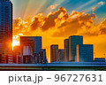 中之島エリアの夕景2 96727631