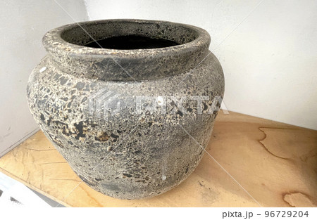 Beautiful antique pottery as part of interior house decoration good for multimedia background from java indonesia Beautiful antique pottery as part of interior house decoration good for multimedia background from java indonesia 96729204