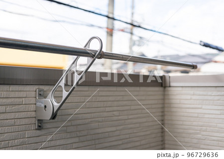 賃貸ワンルームマンションのベランダ部分 96729636