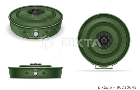 panzer tank military mine vector illustration 96730645