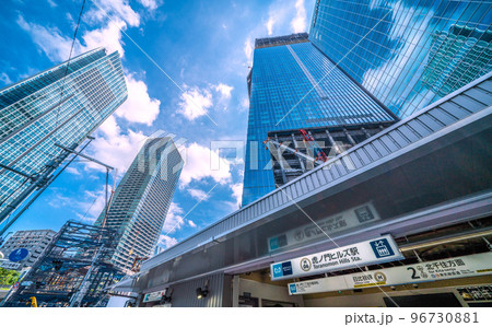 日本の東京都市景観 虎ノ門ヒルズ駅再開発などを望む 日本の東京都市景観 虎ノ門ヒルズ駅再開発などを望む 96730881