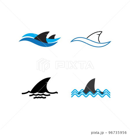 shark fin icon 96735956