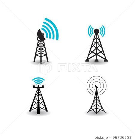 Network tower icon 96736552