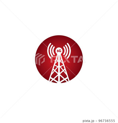 Network tower icon 96736555