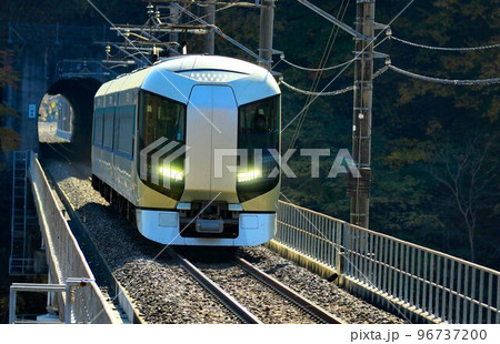 川治向トンネルを抜け【川治湯元】駅へ… 『特急リバティ会津』500系 96737200
