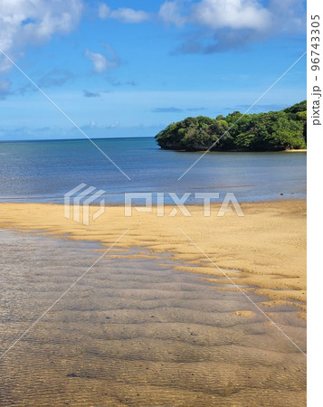 石垣島　吹通川河口の景色　沖縄 96743305