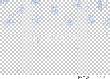 背景素材_ラメグリッター_雪の結晶 96744818