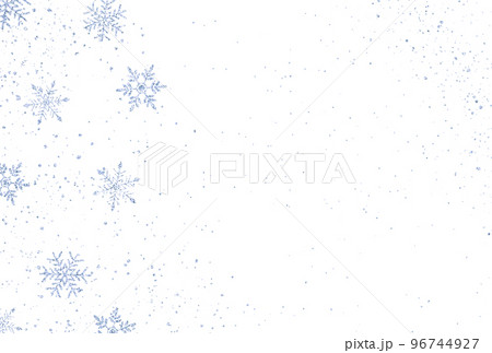 背景素材_ラメグリッター_雪の結晶 96744927