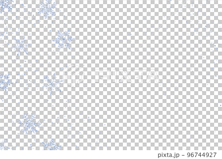 背景素材_ラメグリッター_雪の結晶 96744927