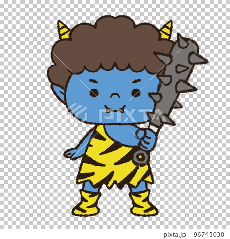 節分/惡魔/雷霆/人物插畫 96745030