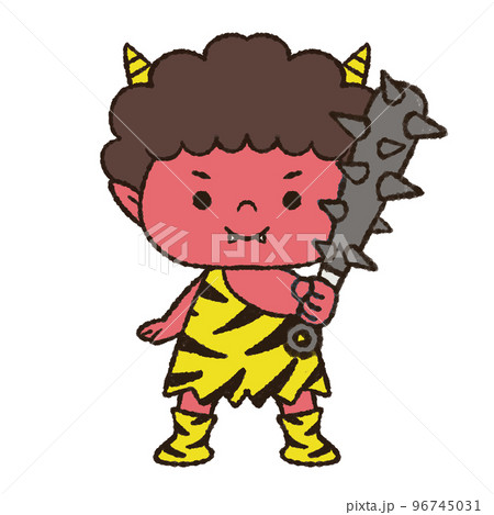 節分 / 鬼 / 雷様 / キャラクターイラスト 節分 / 鬼 / 雷様 / キャラクターイラスト 96745031
