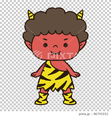 節分/惡魔/雷霆/人物插畫 節分/惡魔/雷霆/人物插畫 96745032