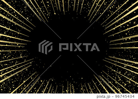 背景素材_ラメグリッター_集中線 96745434