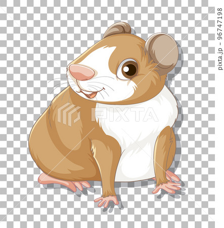 Hamster in cartoon style 96747198