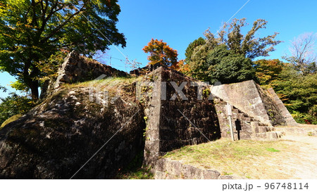 岐阜のマチュピチュ 苗木城跡 大矢倉跡 岐阜のマチュピチュ 苗木城跡 大矢倉跡 96748114